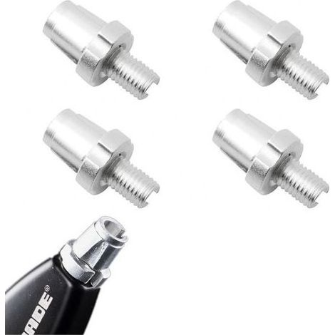 4X Argent M7 écrou réglage du câble Frein vélo 7mm Vis de régulateur réglage Levier Frein pour vélo Route Montagne VTT, Vis réglage de poignée Frein vélo Alliage d'aluminium (1/5)