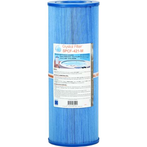 Filtre Spa Crystal Filter® SPCF-421-M - Compatible Pleatco PRB50-IN-M - Unicel C-4950AM - Darlly 40506M (1/5)