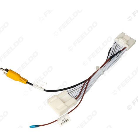 Câble adaptateur pour caméra de recul Toyota Highlander et câble de conversion pour caméra de voiture