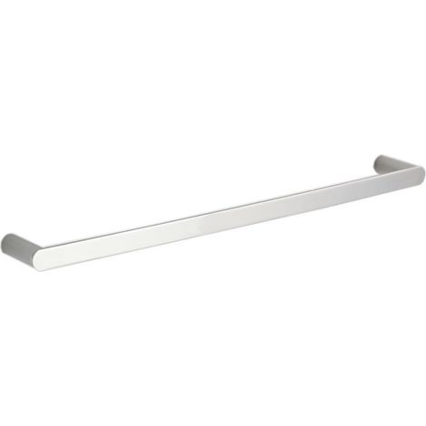 Porte-Serviettes Simple pour Salle de Bain - Chrome Poli, SUS Acier Inoxydable, Style Ovale, 60cm (1/5)