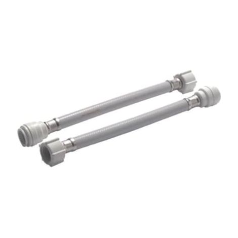 John Guest Speedfit White PVC Hose 300mm-22mm x 3/4" Hand (Pack Of 2)