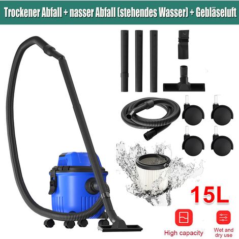 Aspirateur Hoover Akku 3 IN 1 2000W Fonction d'essuyage Aspirateur à main Sur roulettes CE