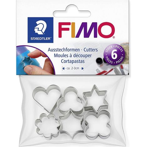 Emporte-pièces - STAEDTLER - 6 pièces - Métal - Formes géométriques - 2 à 3 cm (1/3)