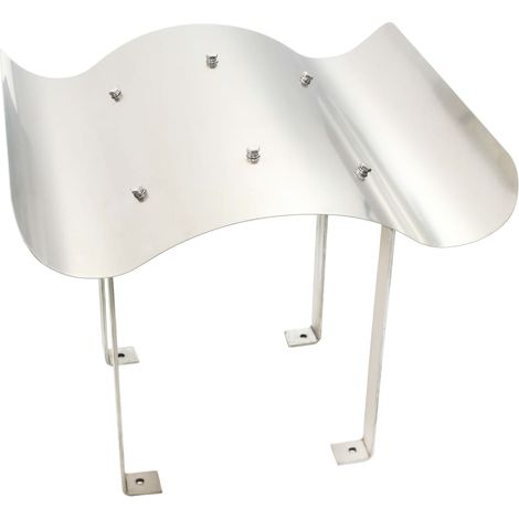 Chimney Cowl Stainless Steel 80 x 80 x 39 cm vidaXL