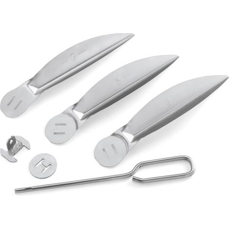 Kit de nettoyage One-Touch Weber 22-1/2" pour barbecue, argent (1/5)