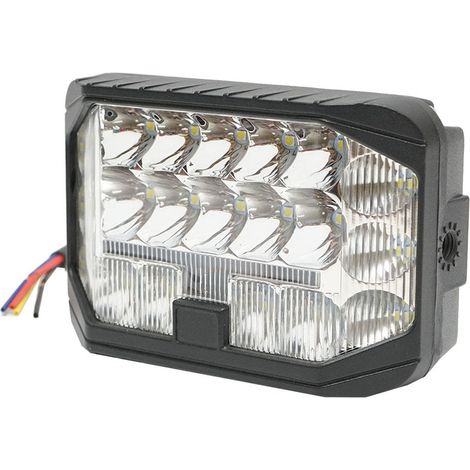 Lampada di segnalazione gialla 9-80V, 28 LED, bianco-giallo Breckner Germany (1/5)