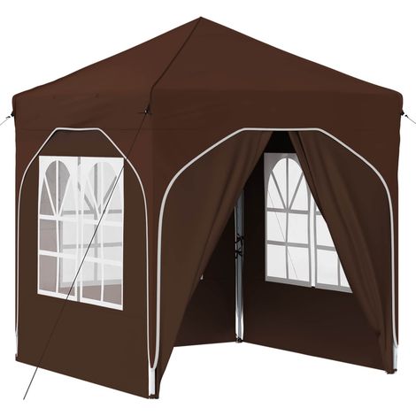 Maison Exclusive - Pop-up Partyzelt 192 x 192 x 245 cm Braun (1/5)