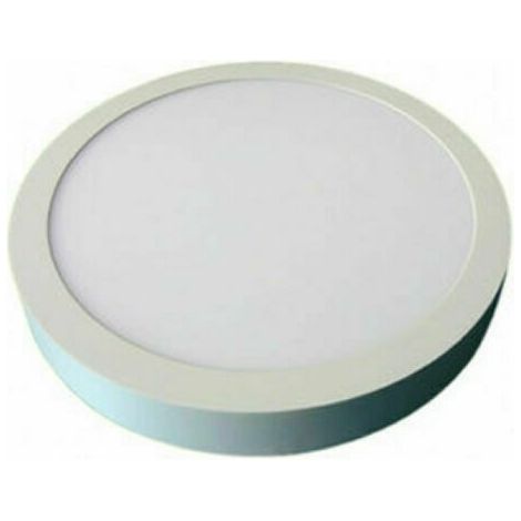 PANNELLO 25W PLAFONIERA faretto LED ROTONDO da ESTERNO luce Calda 3200k