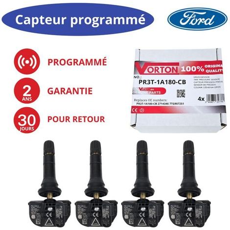 Sensor de presión de neumáticos TPMS - PR3T-1A180-CB - Preprogramado - 433 MHz - 4 estaciones (1/5)