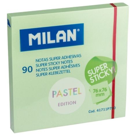 Haftnotizen 76x76mm 90K Pastellgrün