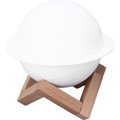 Planet 2-in-1 USB-Luftbefeuchter, sicherer 200-ml-LED-Diffusor mit 3 Farben und leisem Nachtlicht für ätherische Öle, ideal für Zuhause und Auto (1/5)