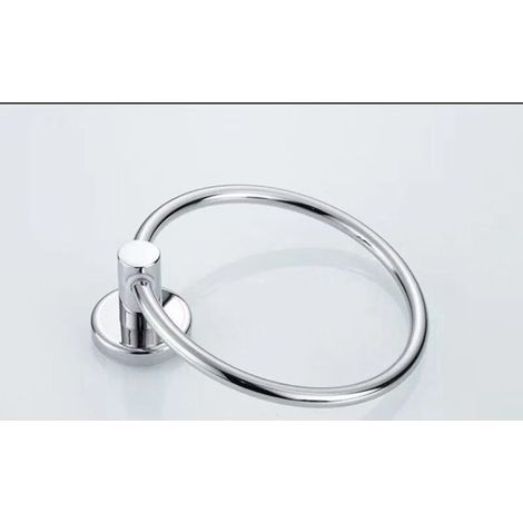 Anneaux porte serviette, Porte Linge Murale, Acier Inox 304 Finitions Métal Chromé Poli, Porte Serviette Salle de Bain (1/5)