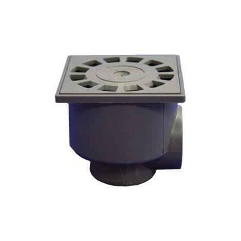 Sumidero evac sifon 10x10cmØ50-40 ve/ho pvc gr t87 hidrot (1/2)