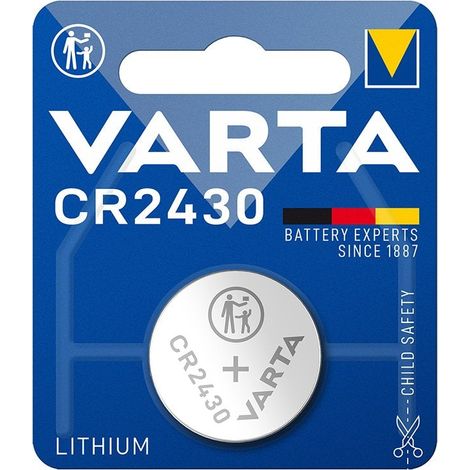 Pile bouton au lithium Varta CR2430 3V sous blister
