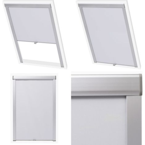 Verdunkelungsrollo Weiß PK06 - Dachfensterrollo - Velux Rollo - Verdunklungsrollo - Rollos - Sonnenschutz - Home & Living (1/5)