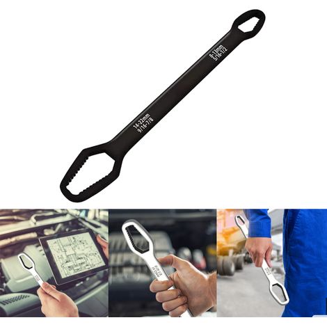 Doppelseitiger, selbstjustierender Schraubenschlüsselsatz – Mehrzweckwerkzeug für Autoreparaturen und Heimwerkerprojekte