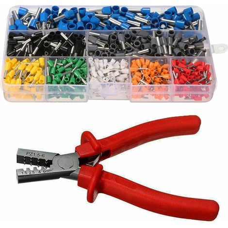 Pince à sertir pour cosses nues isolées, pince à sertir multifonctionnelle pour électricien, pince à cosses à oreilles