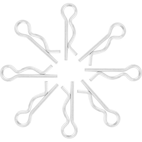1 x 18 mm Splint Typ R, verzinkt, Sicherungsstifte, Federklammern, Haarnadel (1/5)