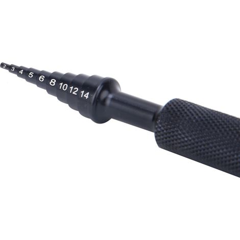 Werkzeug zum Aus- und Einbau von Stahllagern (schwarz) zum Entfernen von Radnabenlagergehäusen mit einem Durchmesser von 2-14 mm.