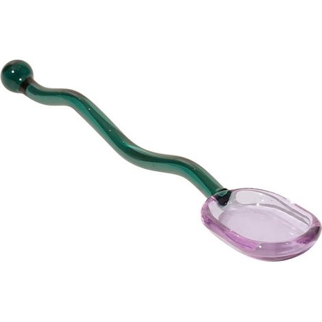 Cuillère À Dessert - Cuillère En Verre Borosilicaté - Pour Glace, Gâteaux, Thé, Café Et Cocktails - 16 x 3 x 1 cm - Lot De 1 (1/5)