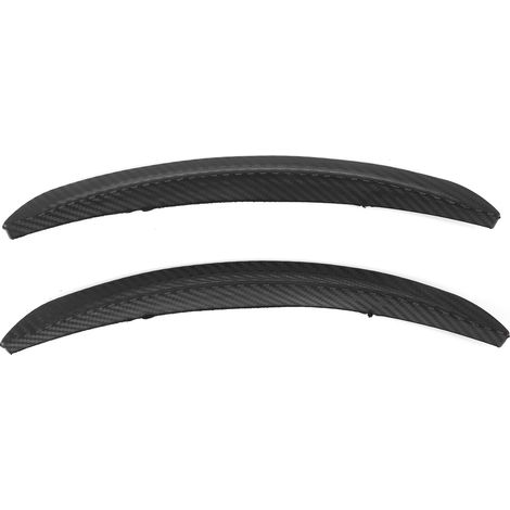 2 bandes décoratives en fibre de carbone 250mm pour protection d’aile de roue universelles, style jante (1/5)