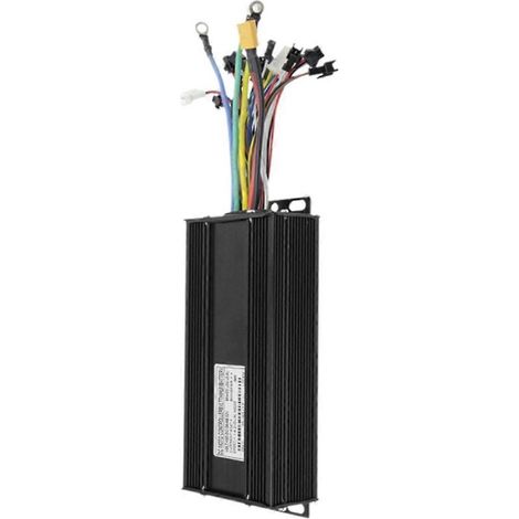 Contrôleur 45A pour vélo électrique 3 modes (36V/48V/52V), 15 chambres à air, noir (1/5)