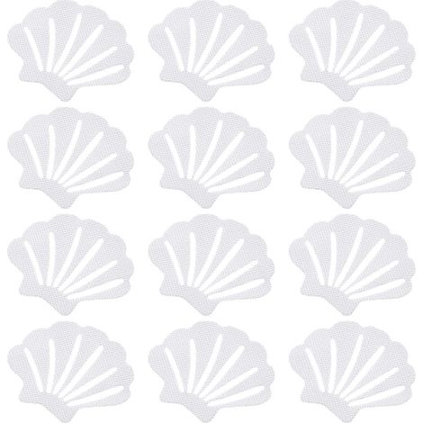 Adhésifs décoratifs en forme de coquillage, solution antidérapante pour salles de bains et douches - Sûrs et pratiques (1/5)