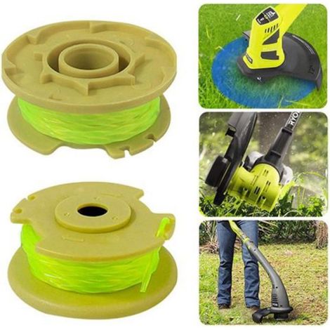 Pack de 4 bobines de rechange pour débroussailleuse RYOBI Vert (1/4)