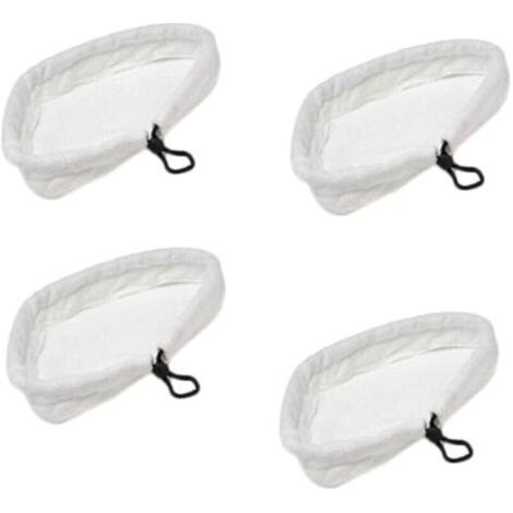 4Pcs Serpillères Balai à Vapeur Triangulaire en Microfibre pour H2O、X5、S302、S001 Mop