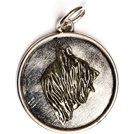 Briard, Berger de Brie - collar para perros, colgante para mamás perrunas, joyería única de Art-Dog (1/5)