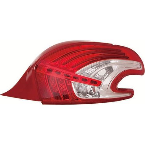 Feu arrière droit avec porte ampoule Peugeot 208 1 phase 1 2012-2015