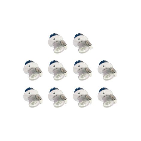 SIB - LOT de 10 Kits Sortie d'applique DCL BBC + douille (mural) - Ru00e9f. : P35449x10 (1/4)