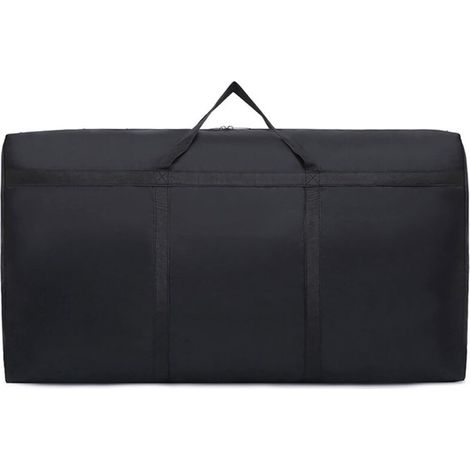 90L Grands Sacs de Rangement Étanche Noir, Sac de Rangement Pliable pour Vêtements, Voyager ou Déménager (Noir)