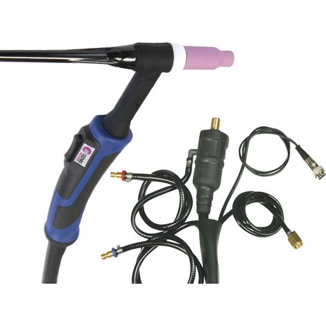 GYS 046085 ANTORCHA TIG GRIP SR18 DB - LIQUIDO - 4m - CONECT. 35/50 + Ficha 7pts