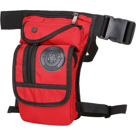 Beintasche Motorrad Reiten wasserabweisend Nylon rot (1/5)