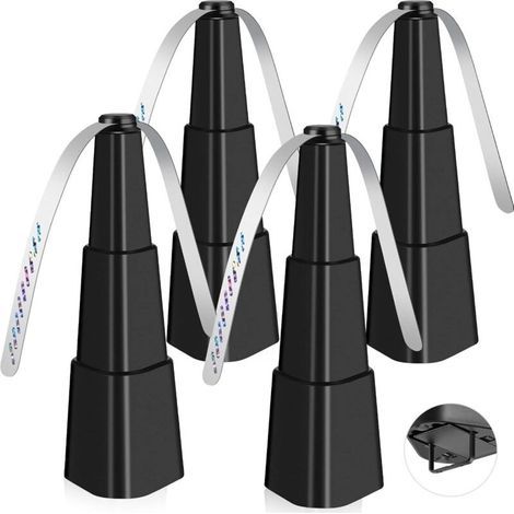 Lote de 4 ventiladores antimoscas para mesas – Repelente de moscas para interiores y exteriores – Portátil y automático para picnic, restaurante, fiestas y hogar (1/5)