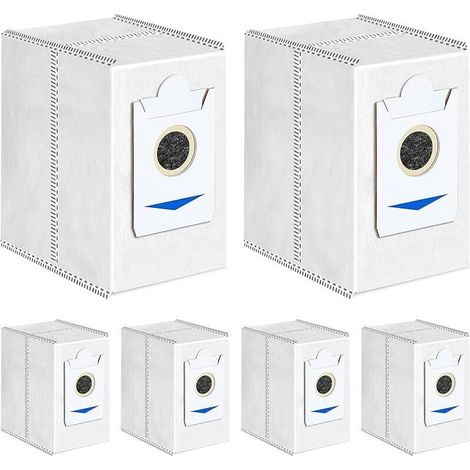 6 Bags for Ecovacs DEEBOT T30 Pro Omni, T30 Omni Robot Vacuum Cleaner Accessories, 3.4L Large Capacity Dust Bags Parts (1/5)