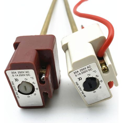 Interrupteur mécanique de régulation de température pour friteuse électrique WT-N, destiné à la régulation de la température du chauffe-eau.