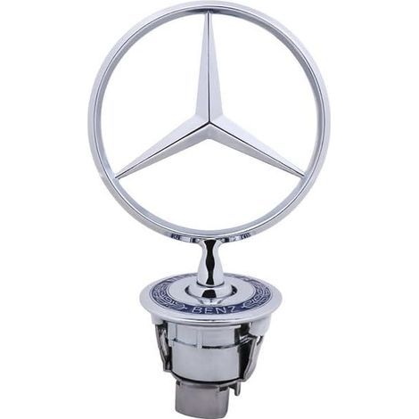 Adecuado para Mercedes-Benz, cubierta de emblema con cabeza de trigo cuadrada, W124 W202 W203 W208 W210/44mm