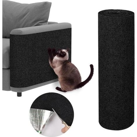 Protection Canape Chat Anti Griffe 40×200 cm, Grattoir Chat Canapé, Griffoir pour Chat, Tapis Griffoir Chat (1/4)