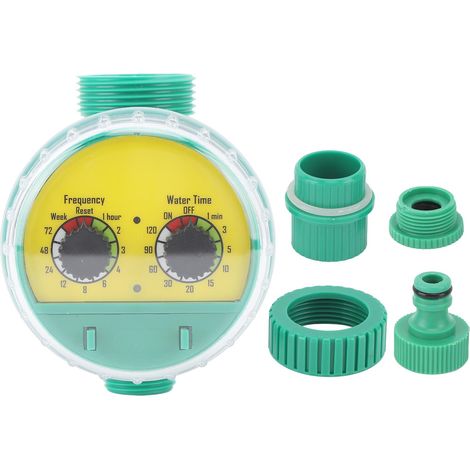 Minuteur d'arrosage automatique G3/4 pouce, robuste et facile à utiliser, pour toits-terrasses, balcons et jardins de villas. (1/5)