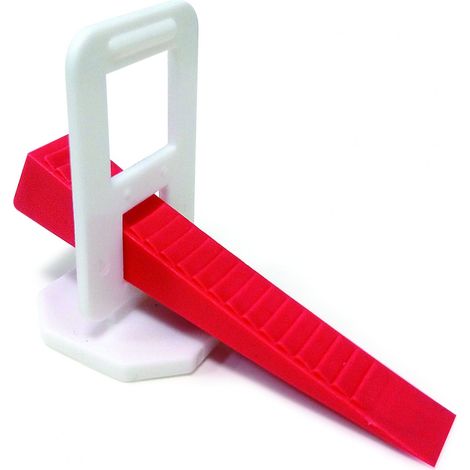 Cunei e clip per livellamento piastrelle, 50 pezzi.