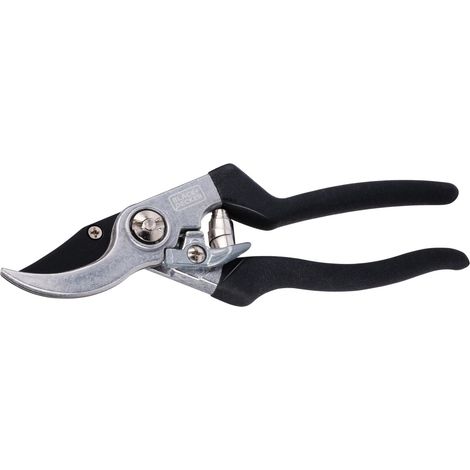 Secateur de Jardin 21,5 CM - Taille Haie Lames en Acier - Coupe Branche Poignée Ergonomique - Secateur Anti-Adhésif – Noir (1/4)