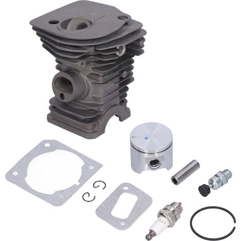 Kit de cylindre et piston pour tronçonneuse Husqvarna 340/345 - Aluminium, 42mm, étanchéité performante et durable (1/4)