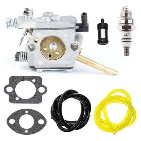 FS66 WT-45 carburetor for Stihl brushcutters FS86, FS48, FS52, FS56, FS62, FS81, FS106. Replaces WT-45-1, WT-45A, 4126 120 0610, including spark plug gasket. (1/5)