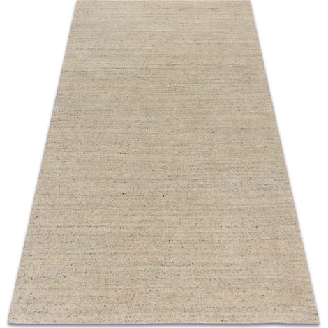 Wollteppich BERBER LOOM dunkel Silber 2018 - HANDGEWEBT, Mélange, dick grey 70x140 cm