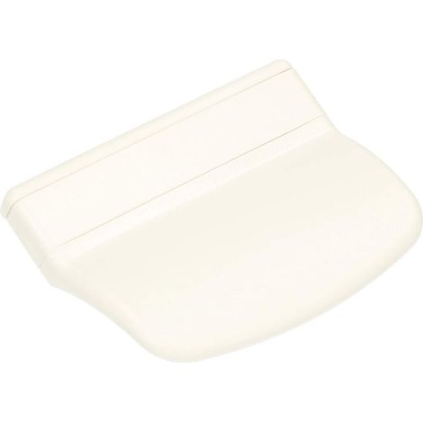 KOTARBAU Poignée de Porte de Balcon Pratique en Plastique Poignée de Fumeur Poignée de Porte de Terrasse Poignée de Fermeture Coquille (Blanc)