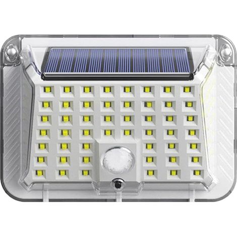 Éclairage extérieur solaire plus lumineux, lampes solaires à détection de mouvement sensible, format plus grand, installation facile partout-AquaForge (1/5)