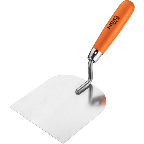 Herramienta de albañil neo 50-134 hoja endurecida mango madera 120 mm