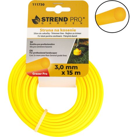 Trimmerfaden Grazer Pro 3,0 mm, L-15 m, rund